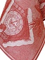 Полотенце с жаккардовым рисунком "Новогоднее время" / Красное